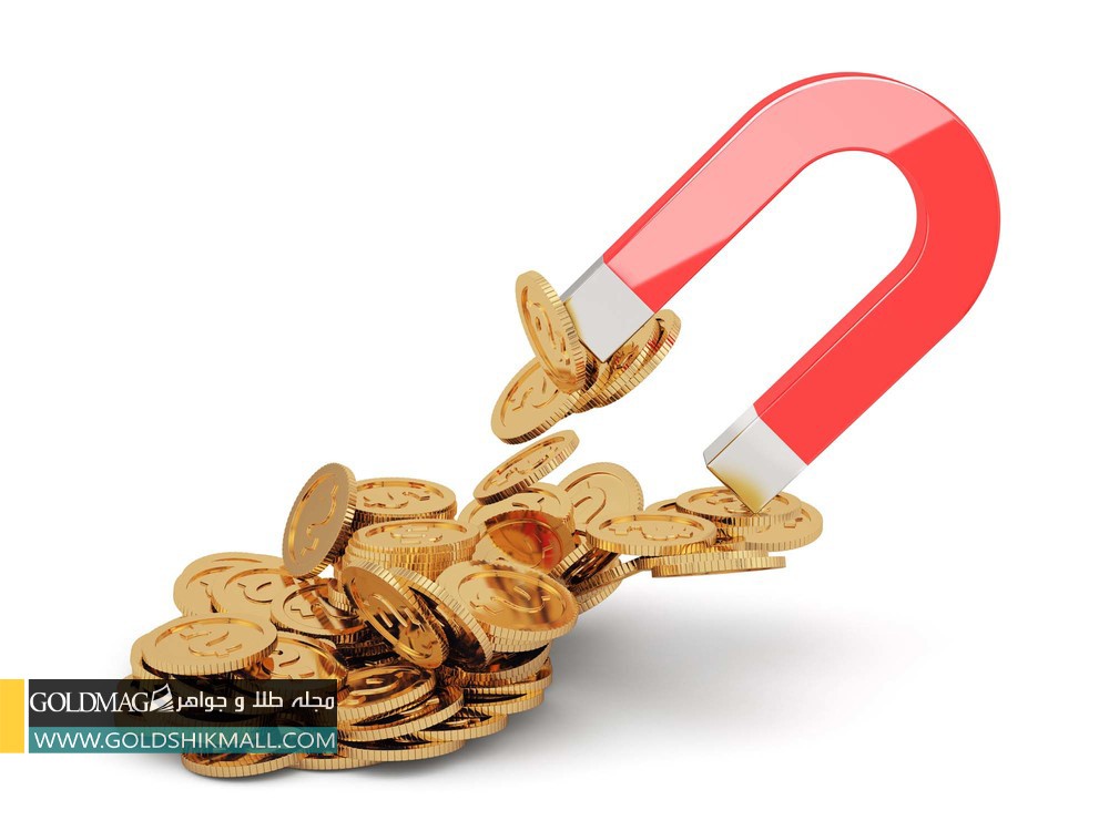 تشخیص طلای اصل از طریق خاصیت آهنربایی